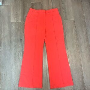 Straight-Leg Wool-Blend Trousers